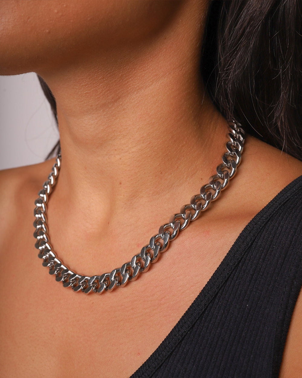 CLEAN CUBANA CHAIN. - 12MM