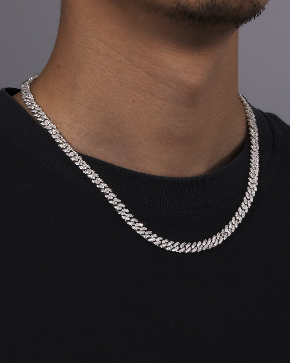 MOISSANITE CUBAN CHAIN. - 6MM