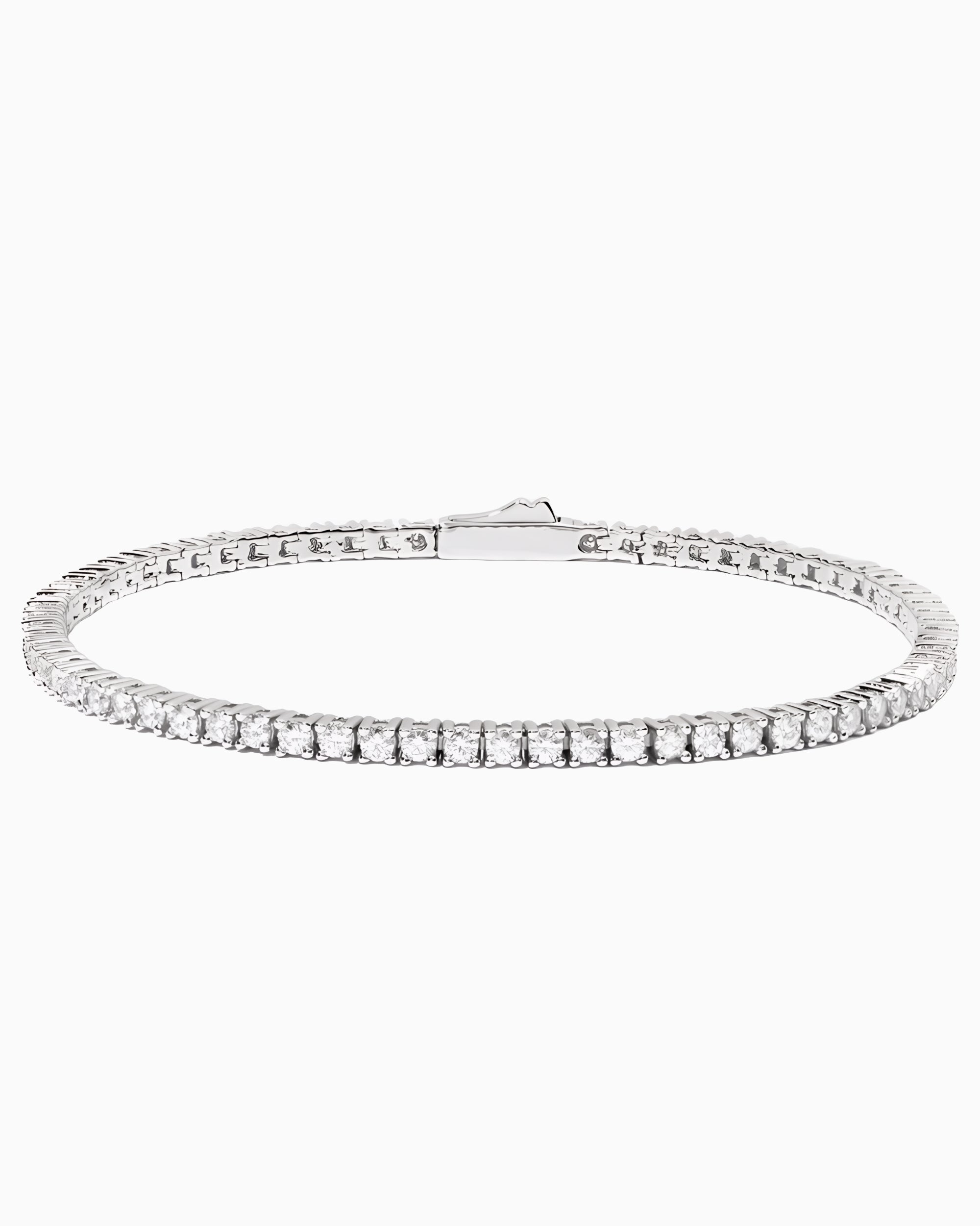 MOISSANITE TENNIS BRACELET. - 2MM