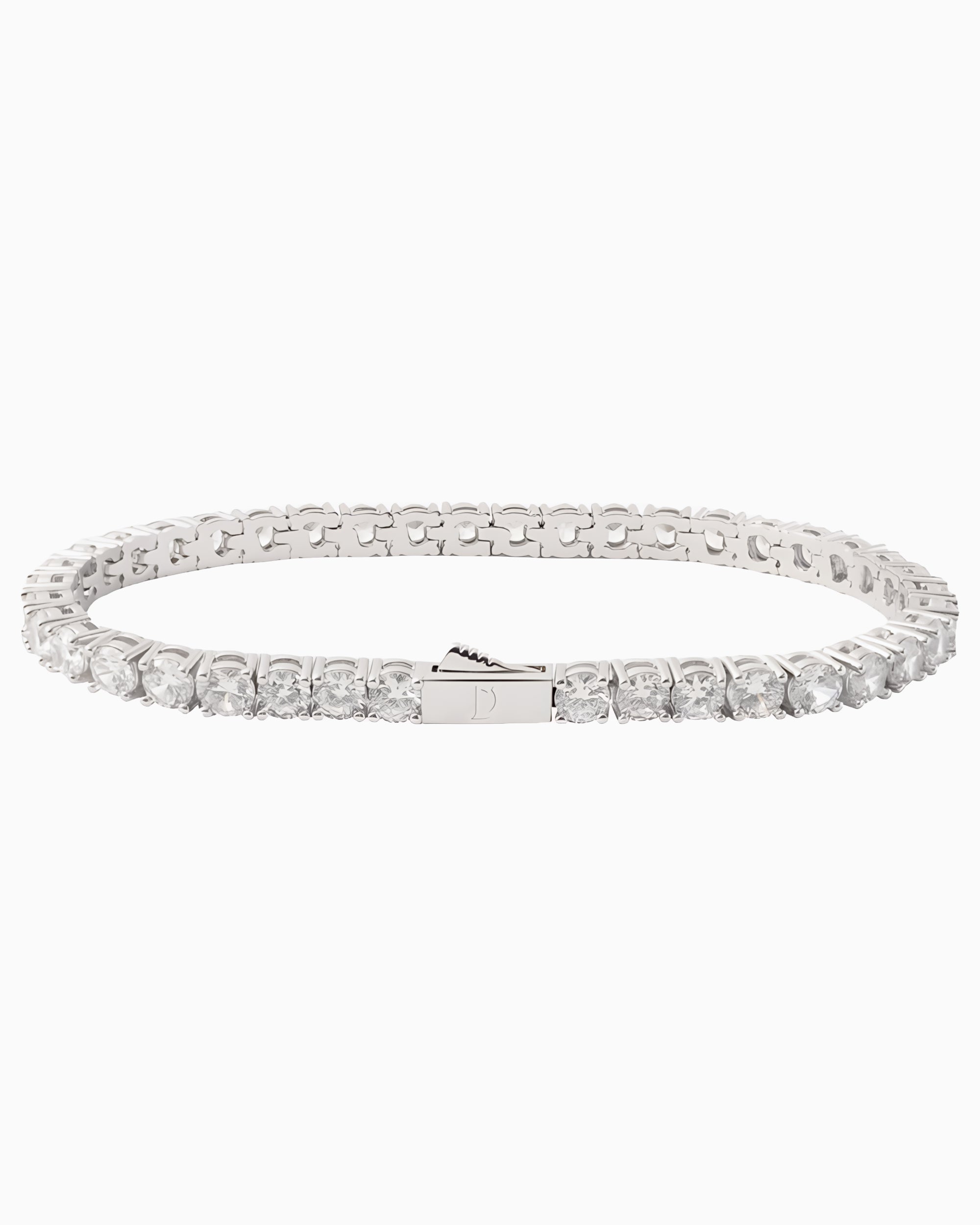 MOISSANITE TENNIS BRACELET. - 4MM