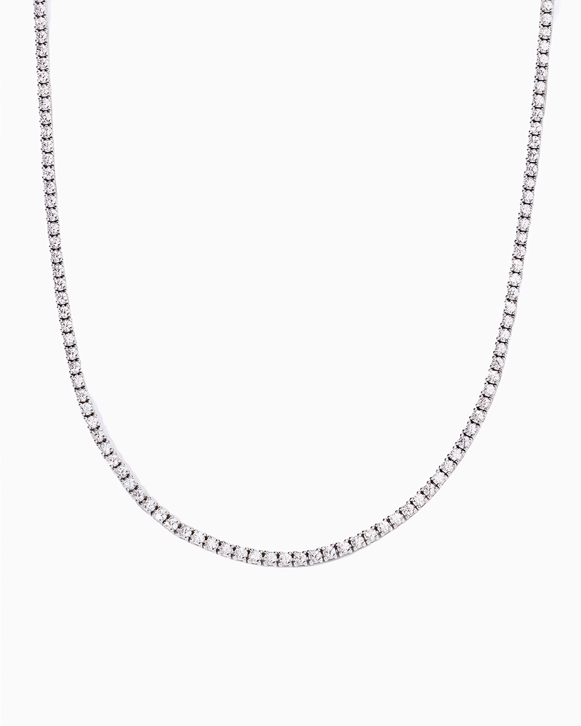 MOISSANITE TENNIS CHAIN. - 2MM