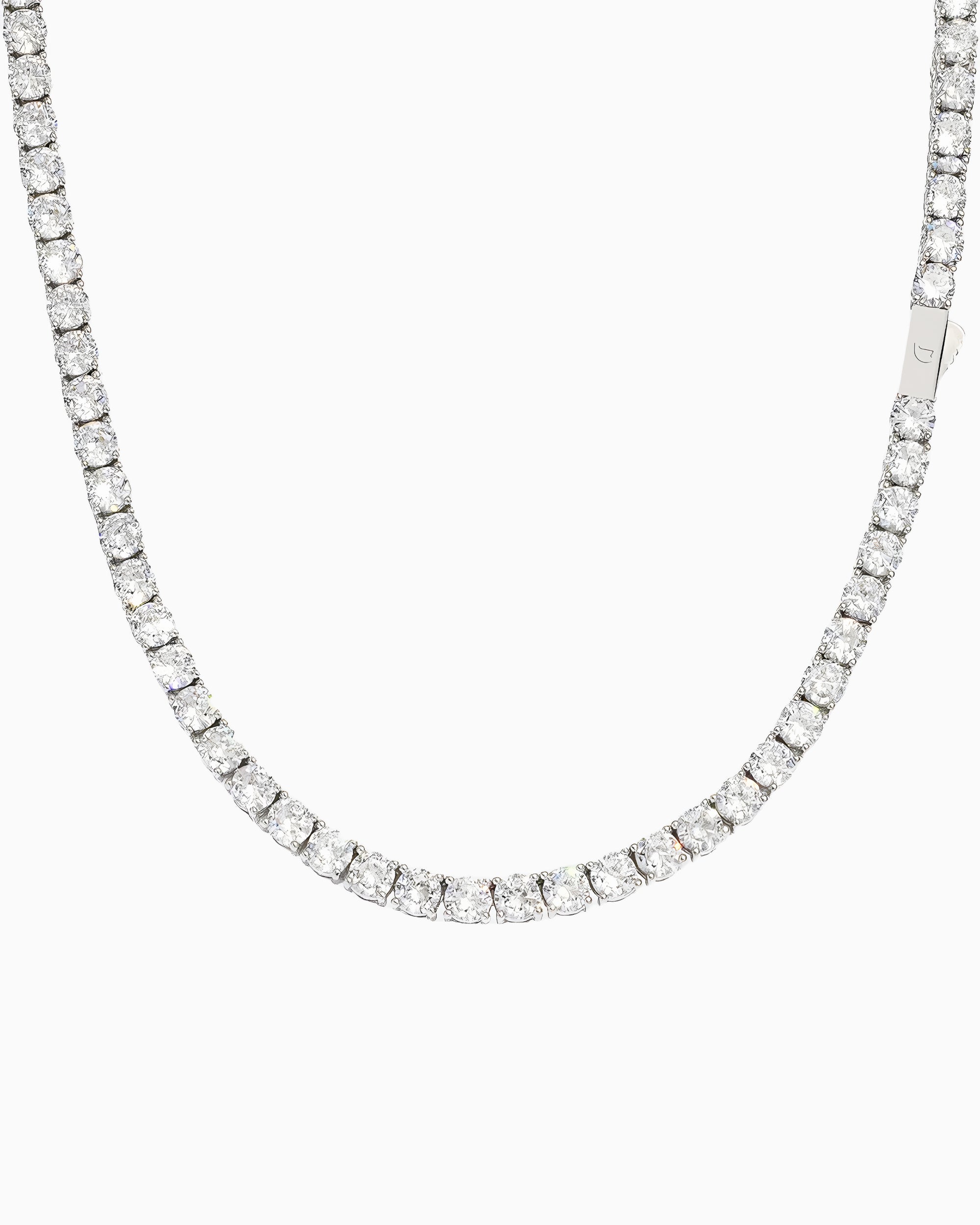 MOISSANITE TENNIS CHAIN. - 5MM