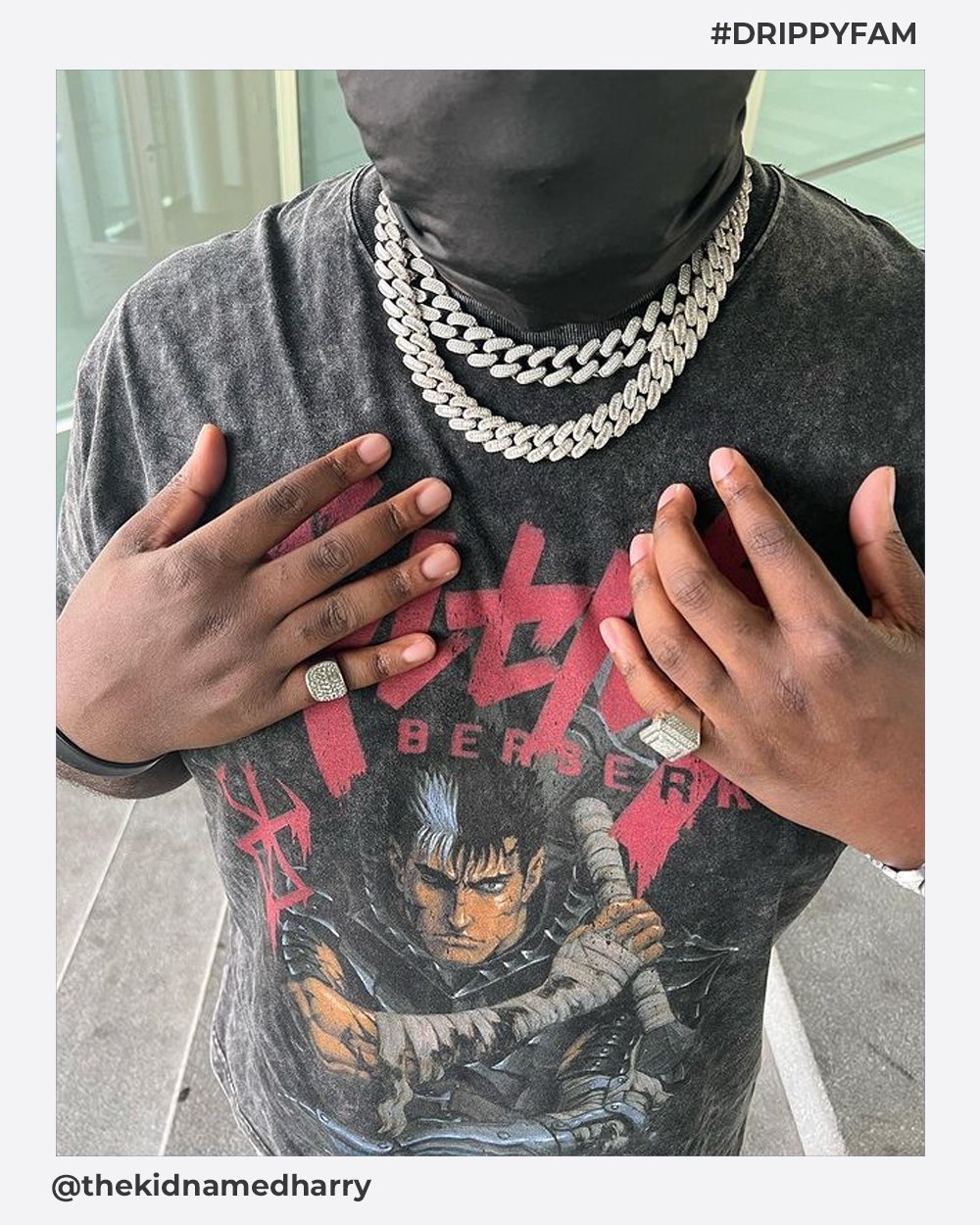 FREEZY CUBANA. - 20MM WHITE GOLD - Drippy Amsterdam